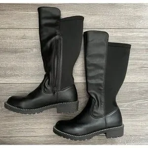 Lace Up Girls Knee High Boots Size Autumn New Girls Long Boots